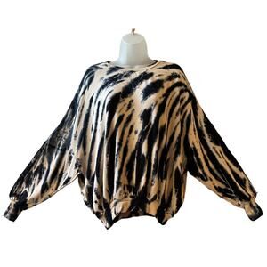 Young Fabulous & Broke Tie Dye Oversized Sweatshirt Size XS